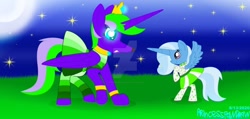 Size: 1280x611 | Tagged: safe, artist:ioveanimals100, imported from derpibooru, trixie, oc, night