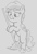 Size: 684x1009 | Tagged: safe, artist:heretichesh, imported from derpibooru, sweet pop, pegasus, pony, blank flank, broom, female, filly, sketch, solo, sweep pop, sweeping