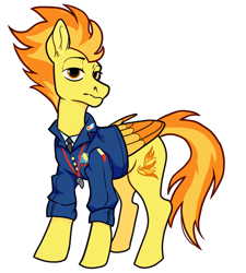 Size: 900x1000 | Tagged: safe, artist:malphym, imported from derpibooru, spitfire, pony, clothes, female, simple background, solo, transparent background, two toned wings, uniform, wings, wonderbolts dress uniform