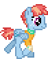 Size: 70x86 | Tagged: safe, artist:botchan-mlp, imported from derpibooru, windy whistles, pegasus, pony, animated, desktop ponies, female, pixel art, simple background, solo, sprite, transparent background, trotting