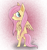 Size: 800x850 | Tagged: safe, artist:flutteryoshi952, imported from derpibooru, fluttershy, pegasus, pony, abstract background, bipedal, blushing, female, head turn, heart eyes, leg fluff, looking at you, looking back, looking back at you, mare, profile, rear view, shoulder fluff, solo, turned head, wingding eyes, wings
