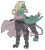 Size: 2800x3100 | Tagged: safe, artist:kikirdcz, imported from derpibooru, oc, oc only, oc:arcturus aquila, griffon, fallout equestria, armor, cape, clothes, prosthetic eye, prosthetics, simple background, solo, transparent background