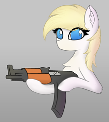 Size: 1600x1800 | Tagged: safe, artist:shepardinthesky, imported from derpibooru, oc, oc:aryanne, earth pony, pony, art pack:marenheit 451, /mlp/, female, gun, mare, nazi, solo, weapon