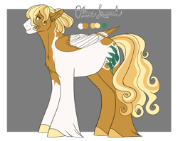 Size: 1280x1018 | Tagged: safe, artist:vintagefeline, imported from derpibooru, oc, oc only, oc:olive laurel, pegasus, pony, male, offspring, parent:fluttershy, parent:trouble shoes, parents:troubleshy, solo, stallion