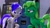 Size: 1280x720 | Tagged: safe, artist:retrothegempony, artist:trentonstyle, imported from derpibooru, oc, oc:lime dream, oc:retro, gem pony, object pony, original species, pony, unicorn, 3d, gem, gemstones, lime, pose, relaxed, smug, snacks, soda, vending machine