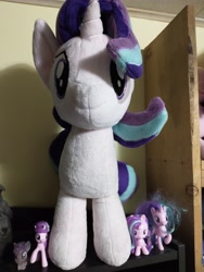 Size: 4608x3456 | Tagged: safe, imported from derpibooru, starlight glimmer, brushable, high res, irl, multeity, photo, plushie, starlight cluster, toy