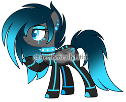 Size: 1280x1037 | Tagged: safe, artist:aestheticallylithi, artist:lazuli, artist:mint-light, imported from derpibooru, oc, oc only, oc:neon stream, pegasus, pony, cyber-questria, base used, boots, choker, clothes, ear piercing, earring, eyeshadow, female, gloves, jewelry, jumpsuit, makeup, mare, multicolored hair, piercing, raised hoof, shoes, simple background, solo, spiked choker, tattoo, transparent background