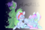 Size: 2977x2015 | Tagged: safe, artist:shinningblossom12, imported from derpibooru, oc, oc only, oc:drawing, oc:shinning blossom, pegasus, pony, chest fluff, clothes, eyes closed, female, headscarf, male, mare, parents:oc x oc, pegasus oc, prone, scarf, smiling, stallion, wings