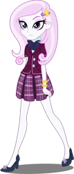 Size: 2000x4686 | Tagged: safe, artist:xebck, edit, editor:slayerbvc, imported from derpibooru, vector edit, fleur-de-lis, equestria girls, friendship games, absurd resolution, blouse, bowtie, bracelet, clothes, crystal prep academy, crystal prep academy uniform, crystal prep shadowbolts, female, fleur-de-lis outfits, high heels, jewelry, legs, no makeup edit, pleated skirt, school uniform, shoes, simple background, skirt, solo, transparent background, vector