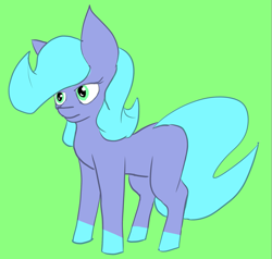 Size: 1745x1660 | Tagged: safe, artist:rambles, imported from derpibooru, oc, oc only, earth pony, pony, blank flank, colored, flat background, flat colors, full color, serious, simple background, solo