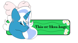 Size: 517x283 | Tagged: safe, artist:silver-of-the-gold, imported from derpibooru, oc, oc:fleurbelle, alicorn, adorabelle, alicorn oc, banner, bow, eyes closed, female, flower, hair bow, horn, mare, simple background, text, transparent background, wings