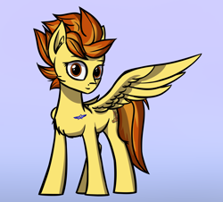 Size: 3632x3284 | Tagged: safe, artist:colourwave, imported from derpibooru, spitfire, pegasus, pony, female, mare, simple background, solo, wings