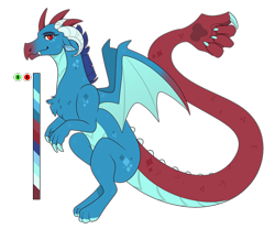 Size: 1800x1500 | Tagged: safe, artist:cassiel, imported from derpibooru, oc, oc:dismay flare, draconequus, dragon, hybrid, dragoness, female, interspecies offspring, offspring, parent:discord, parent:princess ember, simple background, tail hand, transparent background