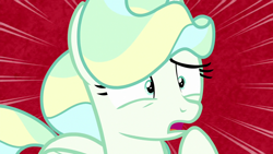 Size: 1280x720 | Tagged: safe, imported from derpibooru, screencap, vapor trail, pegasus, pony, top bolt, female, frown, gasp, mare, oh no, open mouth, reaction image, realization, shocked, solo