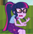 Size: 589x613 | Tagged: safe, artist:nokozeze, edit, edited screencap, imported from derpibooru, screencap, sci-twi, twilight sparkle, vampire, comic:the amazonian effect, equestria girls, equestria girls series, text support, fangs, female, red eyes, vein, vein bulge