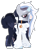 Size: 1180x1463 | Tagged: safe, artist:owl-clockwork, artist:vintage-owll, imported from derpibooru, oc, oc only, oc:howler, hybrid, original species, bell, bell collar, cat bell, collar, interspecies offspring, male, offspring, parent:discord, parent:princess celestia, parents:dislestia, simple background, solo, transparent background