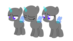 Size: 1920x1080 | Tagged: safe, artist:intfighter, imported from derpibooru, oc, oc only, alicorn, pony, alicorn oc, bald, base, eyes closed, female, filly, frown, horn, simple background, solo, transparent background, wings