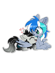 Size: 400x533 | Tagged: artist needed, safe, edit, imported from derpibooru, oc, oc only, oc:caroline, oc:star shine, pegasus, unicorn, wolf, wolf pony, cute, simple background, transparent background