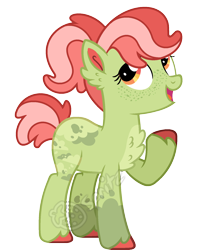 Size: 1500x1700 | Tagged: safe, artist:strawberry-spritz, imported from derpibooru, oc, oc only, earth pony, pony, female, magical lesbian spawn, mare, offspring, parent:applejack, parent:rainbow dash, parents:appledash, simple background, solo, transparent background