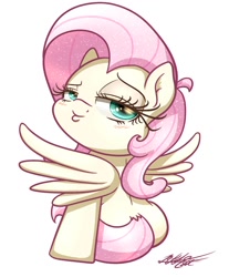 Size: 950x1150 | Tagged: safe, artist:phoenixrk49, imported from derpibooru, fluttershy, pegasus, blushing, looking at you, looking back, looking back at you, open mouth, simple background, white background