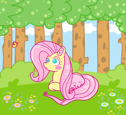 Size: 3646x3321 | Tagged: safe, artist:moomew64, imported from derpibooru, fluttershy, butterfly, crossover, cute, kirby, kirby (character), kirby (series), nintendo, puffball, shyabetes, sleeping, tree