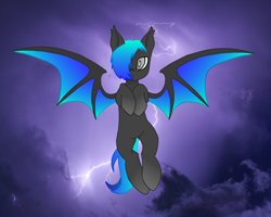 Size: 5000x4000 | Tagged: safe, artist:fierymoonlight, imported from derpibooru, oc, oc only, oc:storm nebula, pegasus, pony, absurd resolution, flying, solo, storm, wings