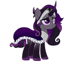 Size: 1800x1500 | Tagged: safe, artist:angei-bites, imported from derpibooru, oc, oc only, oc:crystal gleam, pony, unicorn, cloak, clothes, curved horn, female, horn, mare, simple background, solo, transparent background