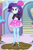 Size: 427x640 | Tagged: safe, artist:thedarkpony, edit, edited screencap, imported from derpibooru, screencap, rarity, display of affection, equestria girls, equestria girls series, clothes, cropped, female, mud, mud edit, muddy shoes, shoes