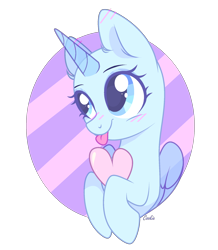 Size: 1788x2052 | Tagged: safe, artist:lazuli, artist:mint-light, imported from derpibooru, oc, oc only, alicorn, pony, :p, alicorn oc, bald, base, blushing, bust, eyelashes, heart, horn, simple background, solo, tongue out, transparent background, wings