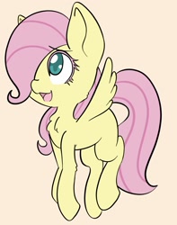 Size: 1231x1561 | Tagged: safe, artist:larrykitty, artist:php156, imported from derpibooru, fluttershy, pegasus, pony, cheek fluff, chest fluff, cute, female, filly, filly fluttershy, flying, hair over one eye, leg fluff, open mouth, shyabetes, simple background, solo, younger