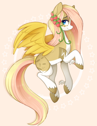 Size: 924x1200 | Tagged: safe, artist:higgly-chan, imported from derpibooru, oc, oc only, pegasus, pony, bald face, blank flank, blaze (coat marking), coat markings, colored wings, commission, facial markings, female, floating, food, looking at you, pale belly, socks (coat markings), solo, strawberry, unshorn fetlocks, winged hooves, wings