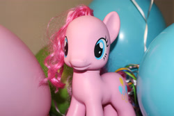 Size: 5184x3456 | Tagged: safe, imported from derpibooru, pinkie pie, pony, balloon, brushable, female, solo, toy