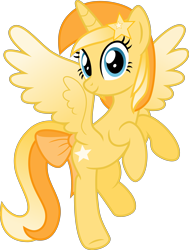 Size: 4000x5280 | Tagged: safe, artist:melisareb, derpibooru exclusive, imported from derpibooru, oc, oc only, oc:favourite, alicorn, pony, derpibooru, absurd resolution, colored wings, derpibooru ponified, female, flying, gradient wings, looking at you, mare, meta, ponified, ribbon, show accurate, simple background, solo, transparent background, vector, wings