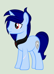 Size: 1865x2529 | Tagged: safe, artist:lominicinfinity, imported from derpibooru, oc, oc only, oc:blue sky, pony, unicorn, male, simple background, solo, stallion