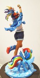 Size: 1866x3624 | Tagged: safe, imported from derpibooru, kotobukiya, rainbow dash, human, pony, human ponidox, humanized, kotobukiya rainbow dash, self ponidox