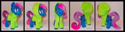 Size: 4804x1240 | Tagged: safe, artist:calusariac, imported from derpibooru, oc, oc:blueberry, pony, female, irl, mare, photo, plushie, solo