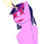 Size: 3000x3000 | Tagged: safe, artist:exxticcy, imported from derpibooru, twilight sparkle, pony, unicorn, colored, female, solo, x eyes