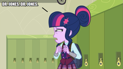 Size: 889x500 | Tagged: safe, imported from derpibooru, sci-twi, twilight sparkle, equestria girls, friendship games, china, chinese, female, glasses, hong kong, impression, indiana jones, indiana jones and the temple of doom, missing accessory, narrowed eyes, no glasses, not racism, not racist, solo