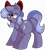 Size: 5600x6200 | Tagged: safe, artist:rainbowtashie, imported from derpibooru, igneous rock pie, night light, oc, oc:evening emeralds, earth pony, pony, unicorn, bow, butt, commissioner:bigonionbean, confused, cute, cutie mark, embarrassed, female, flank, fusion, fusion:evening emeralds, fusion:igneous rock pie, fusion:night light, mare, plot, rule 63, simple background, the ass was fat, thicc ass, transparent background, writer:bigonionbean