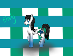 Size: 2057x1570 | Tagged: safe, artist:matrioshkka, imported from derpibooru, oc, oc only, oc:emily, earth pony, pony, earth pony oc, gift art, solo