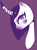 Size: 934x1261 | Tagged: safe, artist:matrioshkka, imported from derpibooru, oc, oc only, oc:spider, pony, unicorn, bust, curved horn, four eyes, head, horn, multiple eyes, purple background, simple background, solo, unicorn oc