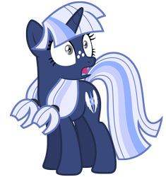 Size: 5768x6147 | Tagged: safe, artist:estories, imported from derpibooru, oc, oc only, oc:silverlay, original species, pony, unicorn, absurd resolution, female, mare, simple background, solo, transparent background, umbra pony, vector