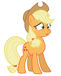 Size: 5827x7198 | Tagged: safe, artist:estories, imported from derpibooru, applejack, pony, absurd resolution, female, hat, simple background, solo, transparent background, vector