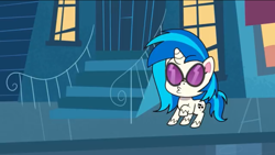 Size: 1136x640 | Tagged: safe, imported from derpibooru, screencap, dj pon-3, vinyl scratch, pony, unicorn, my little pony: pony life, whoof-dunnit, spoiler:pony life s01e37, female, g4.5, solo