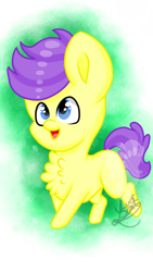 Size: 1080x1920 | Tagged: safe, artist:silentwolf-oficial, imported from derpibooru, oc, oc only, earth pony, pony, chest fluff, earth pony oc, open mouth, signature, simple background, smiling, transparent background