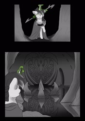 Size: 1600x2291 | Tagged: safe, artist:tillie-tmb, imported from derpibooru, oc, oc:tempest, comic:the amulet of shades, comic