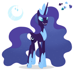 Size: 1280x1239 | Tagged: safe, artist:magicuniclaws, imported from derpibooru, oc, oc only, oc:lunar jewel, alicorn, pony, base used, female, magical lesbian spawn, mare, offspring, parent:nightmare moon, parent:nightmare rarity, simple background, solo, transparent background