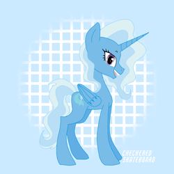 Size: 1000x1000 | Tagged: safe, artist:mlpfan73, imported from derpibooru, trixie, alicorn, pony, alicornified, female, mare, race swap, trixiecorn