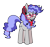 Size: 2500x2333 | Tagged: safe, artist:kindakismet, imported from derpibooru, oc, oc only, oc:cinnabyte, earth pony, pony, bandana, clothes, commission, curly hair, female, glasses, headphones, mare, pigtails, simple background, solo, transparent background