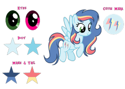 Size: 988x706 | Tagged: safe, artist:starstrucksentry, imported from derpibooru, oc, oc only, oc:rainbow wishes, pegasus, pony, female, mare, reference sheet, simple background, solo, transparent background